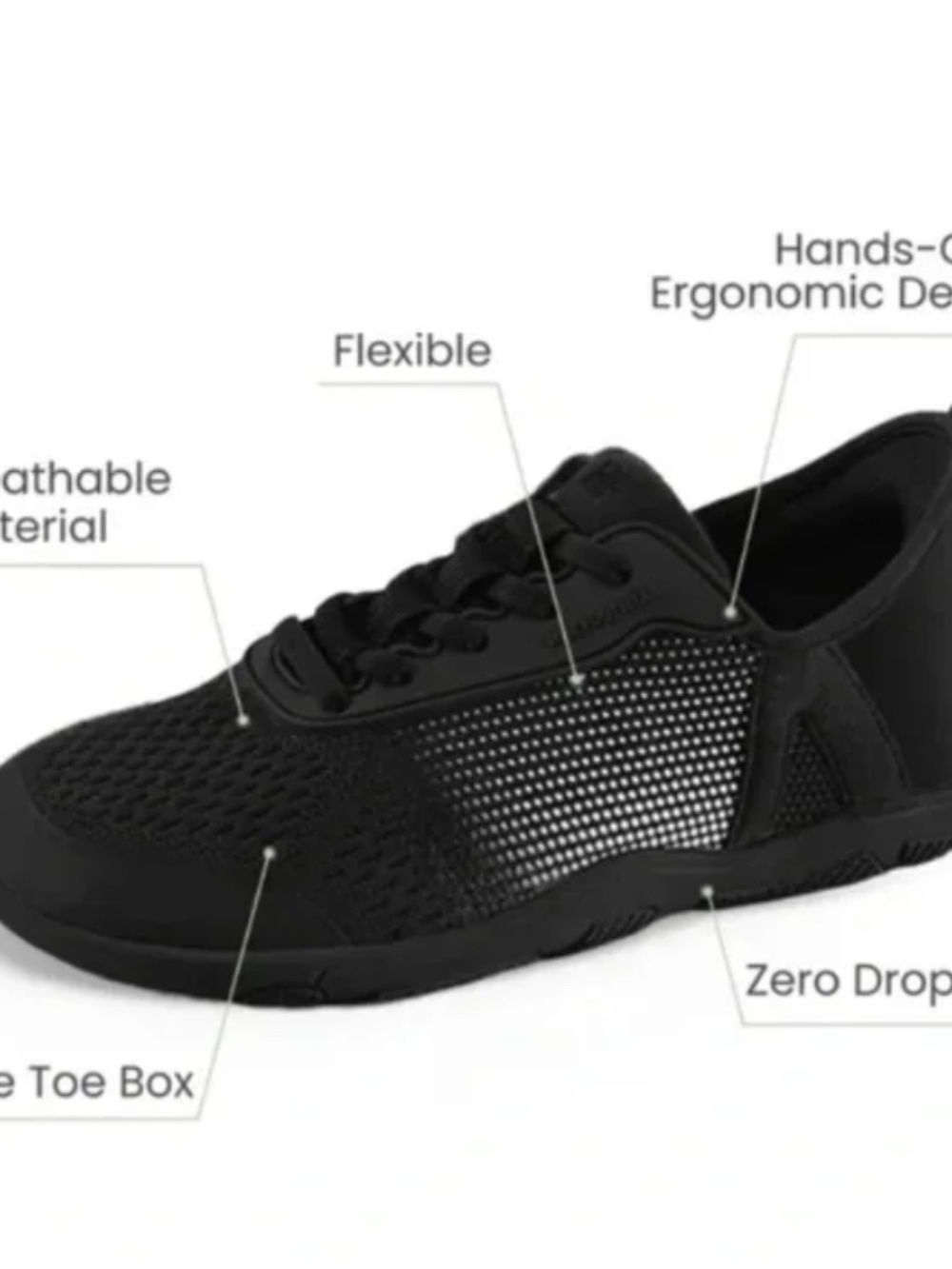 New HF Hike Footwear Stride – Hands-Off & Ergonomic Barefoot Shoes EU 42 W 11